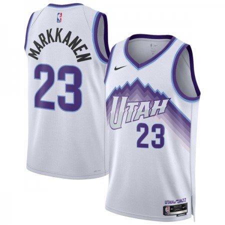 Utah Jazz Lauri Markkanen Nike 2025-26 Association Edition Valkoinen Miesten Pelipaidat Swingman